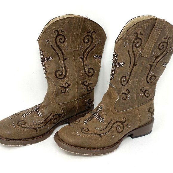 little girl size 13 cowboy boots
